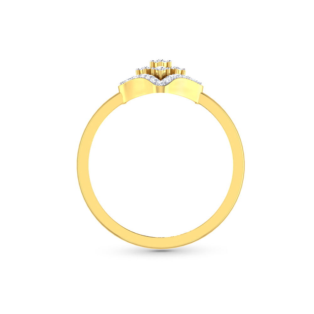 Nirvi Gold Diamond Ring