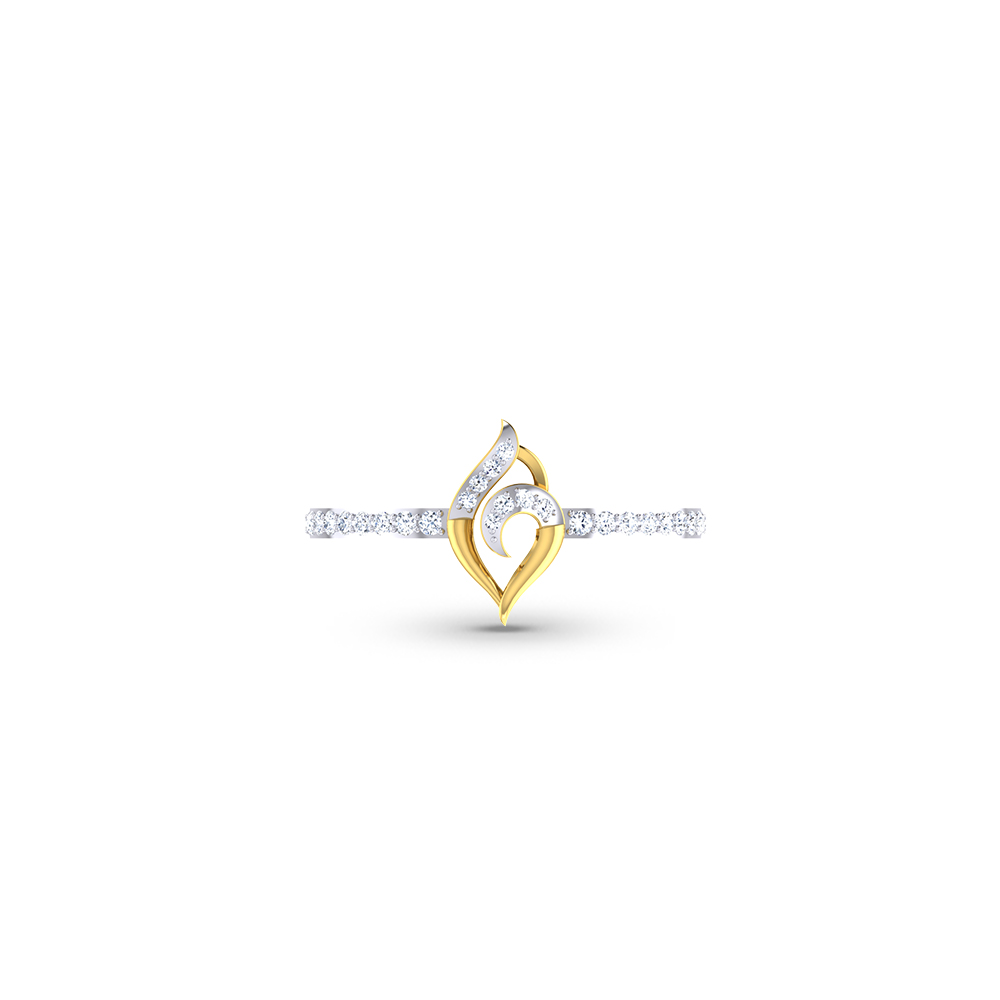 Aakriti Gold and Diamond Ring