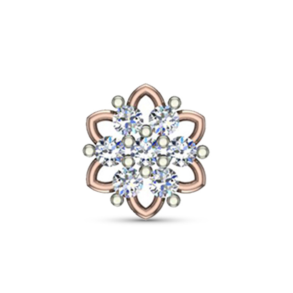 Darika Gold Diamond Nosepin Screw