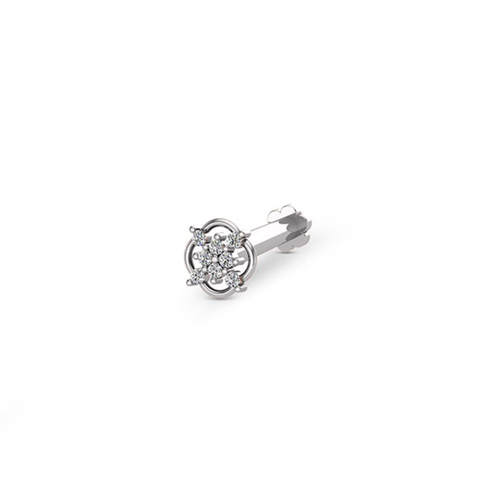 Mekhala Gold Diamond Nosepin screw