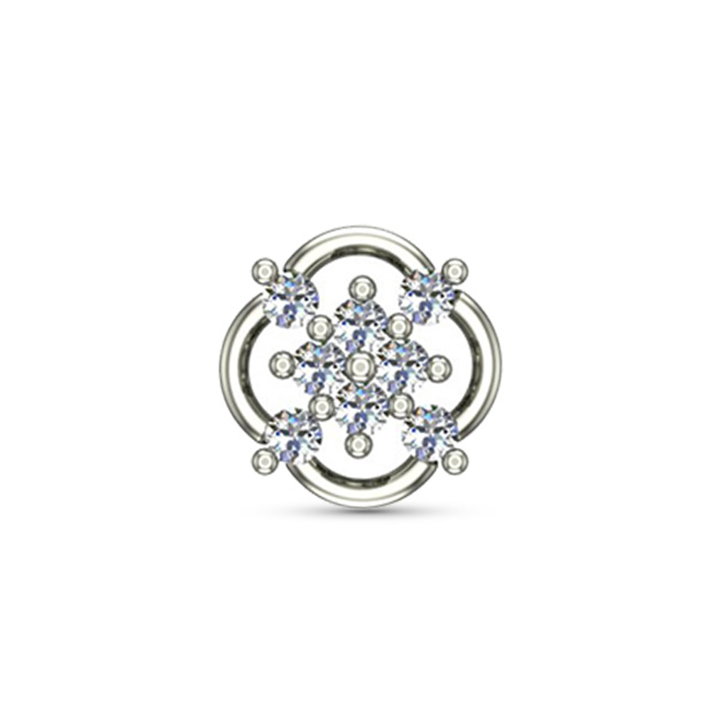 Mekhala Gold Diamond Nosepin screw