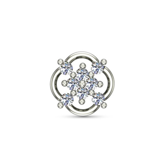 Mekhala Gold Diamond Nosepin screw