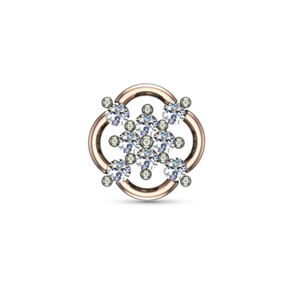Mekhala Gold Diamond Nosepin screw
