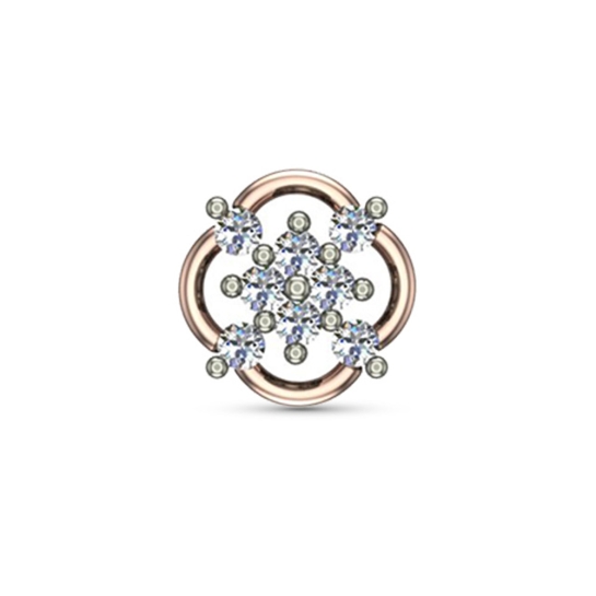 Mekhala Gold Diamond Nosepin screw