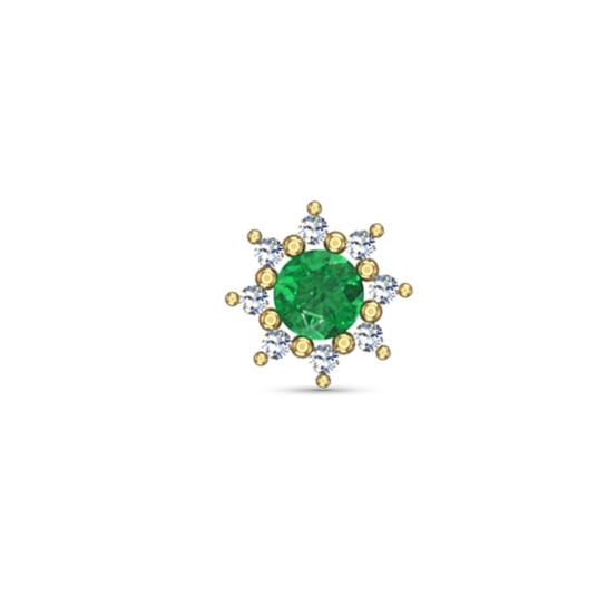 Nitara Gold Diamond Nosepin Screw