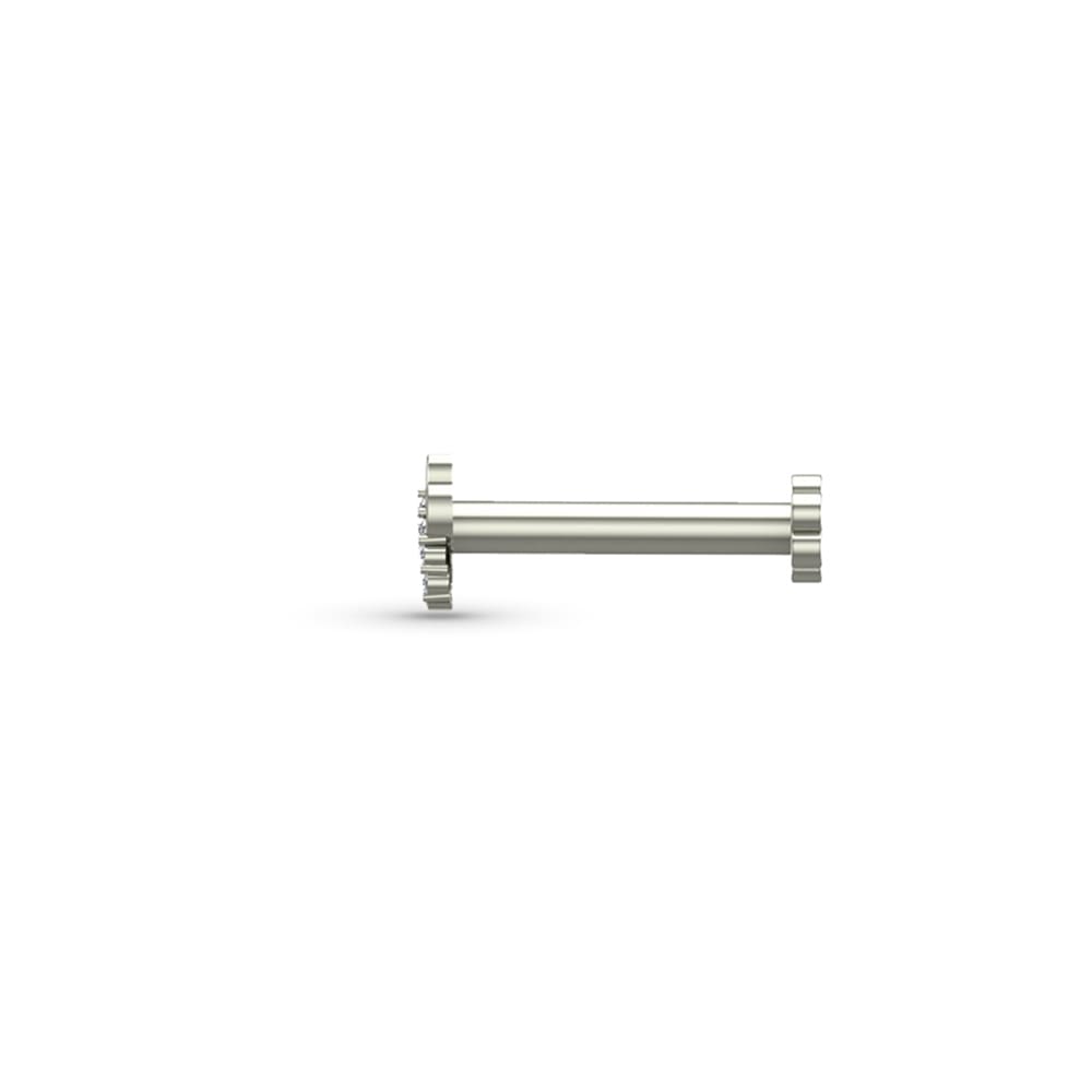Tanmayi Gold Diamond Nosepin Screw