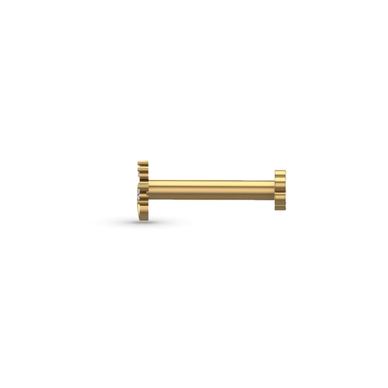 Upasna Gold Diamond Nosepin Screw