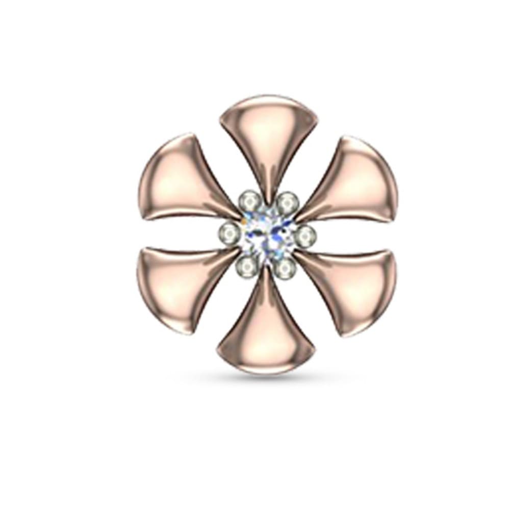 Vaishnavi Gold Diamond Nosepin Screw