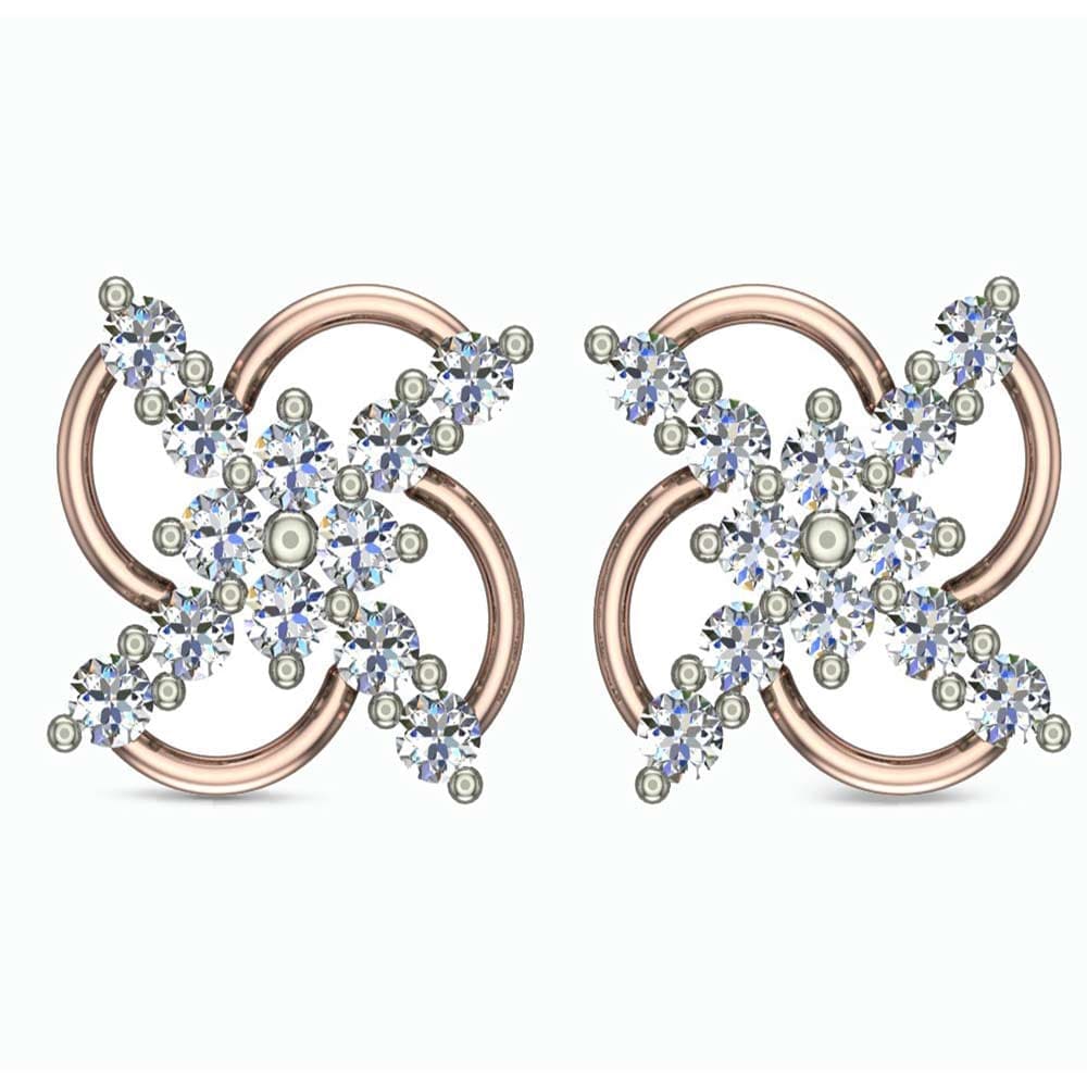 Camila Gold Diamond Earrings