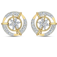 Williow Gold Diamond Earrings Williow Gold Diamond Earrings