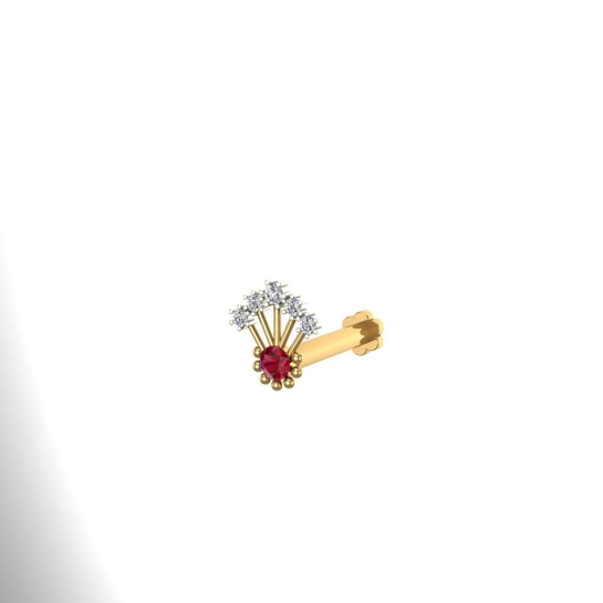 Addison Gold Diamond Nosepin Screw
