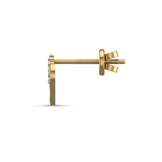 Kinsley Gold Diamond Earrings