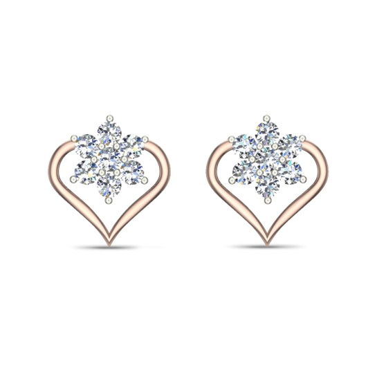 Kinsley Gold Diamond Earrings
