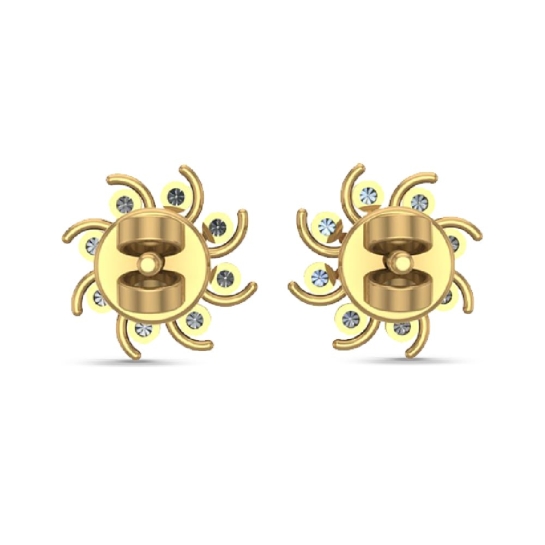 Kennedy Gold Diamond Earrings