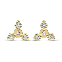 Raelynn Gold Diamond Earrings Raelynn Gold Diamond Earrings