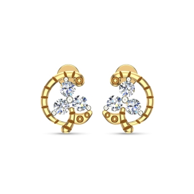 Allison Gold Diamond Earrings