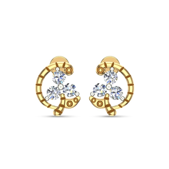 Allison Gold Diamond Earrings