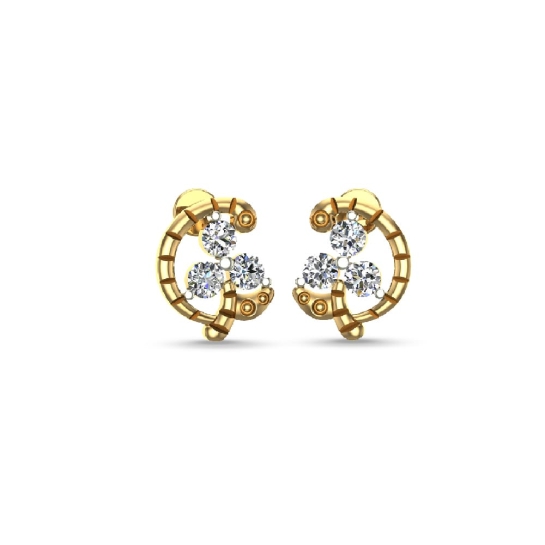 Allison Gold Diamond Earrings