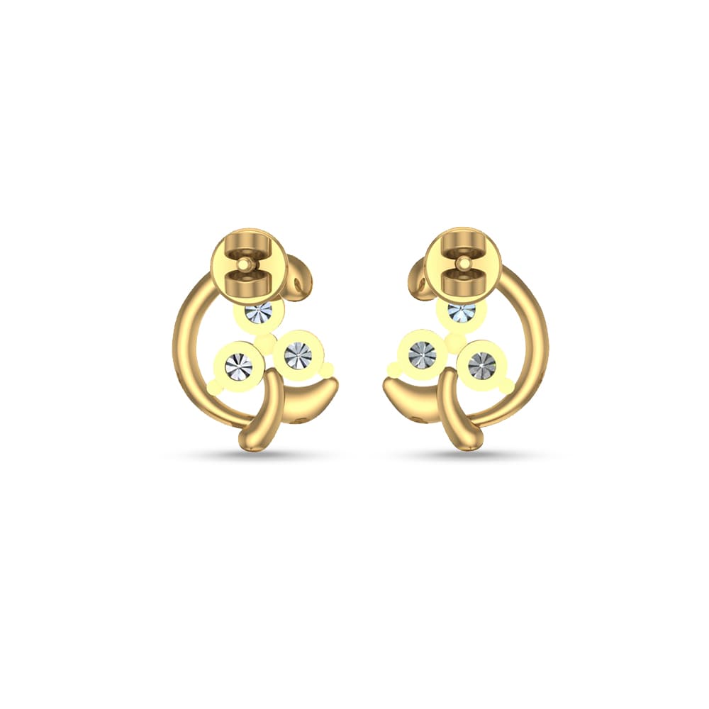Allison Gold Diamond Earrings
