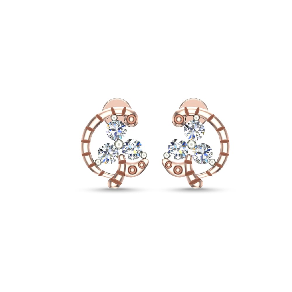 Allison Gold Diamond Earrings