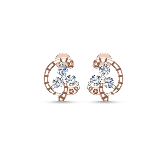 Allison Gold Diamond Earrings