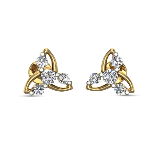 Samantha Gold Diamond Earrings