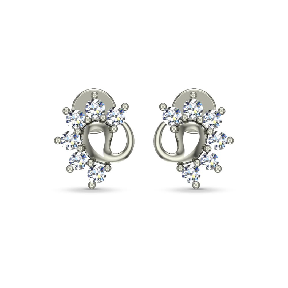 Hadley Gold Diamond Earrings