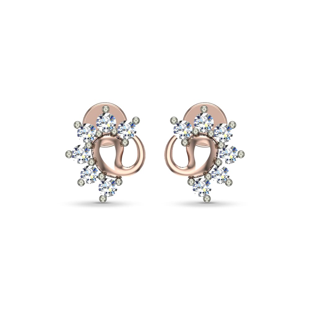 Hadley Gold Diamond Earrings