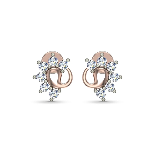 Hadley Gold Diamond Earrings