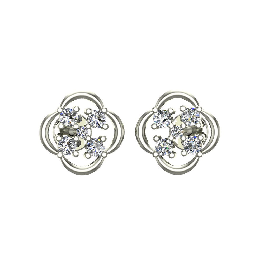 Piper Gold Diamond Earrings