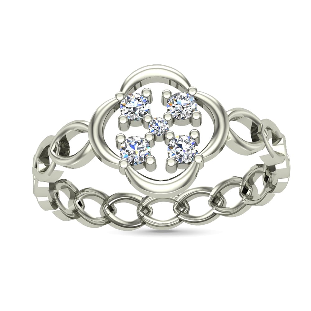 Noelle Gold and Diamond Ring