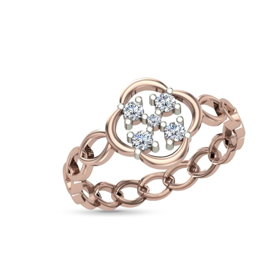 Noelle Gold and Diamond Ring