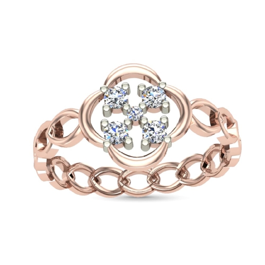 Noelle Gold and Diamond Ring