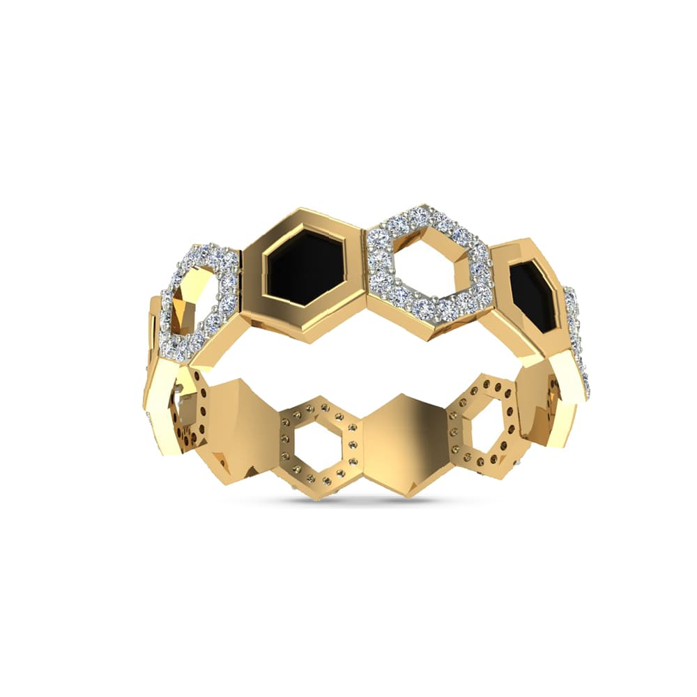 Juliana Gold and Diamond Ring