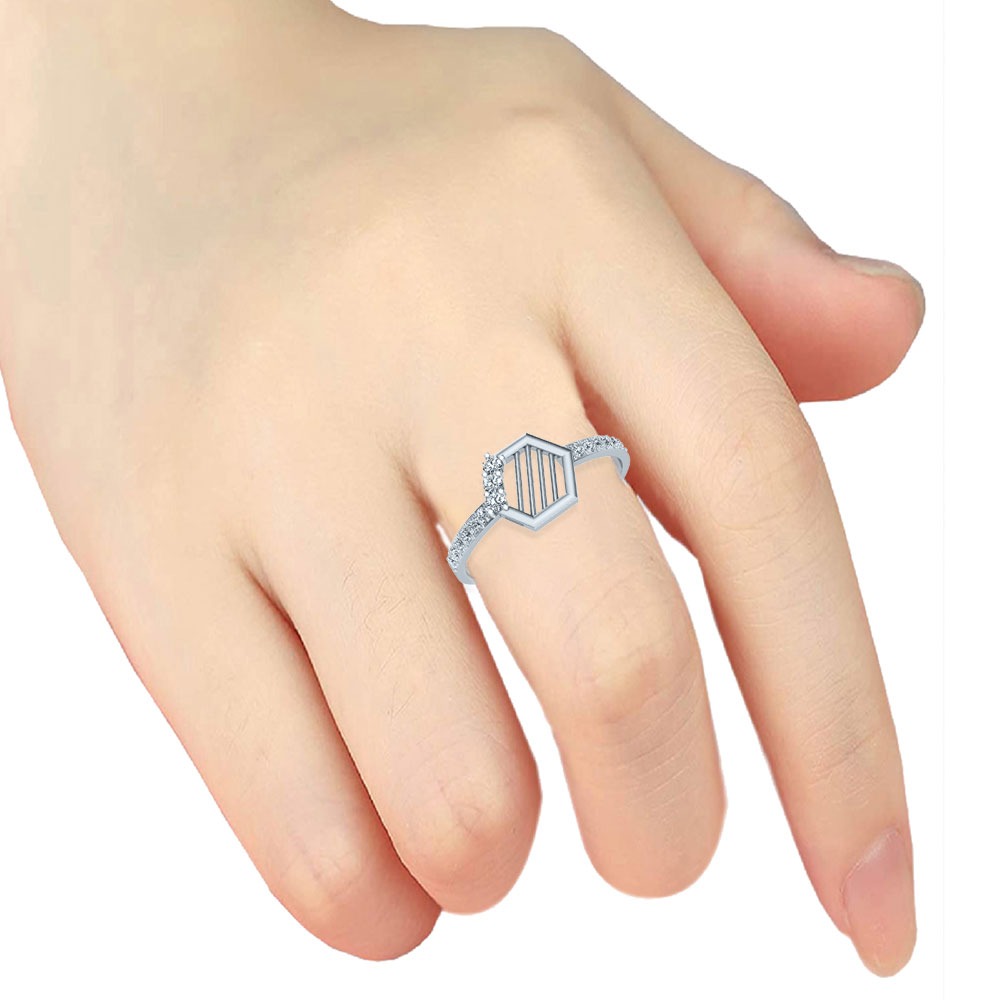 Gracie Gold and Diamond Ring
