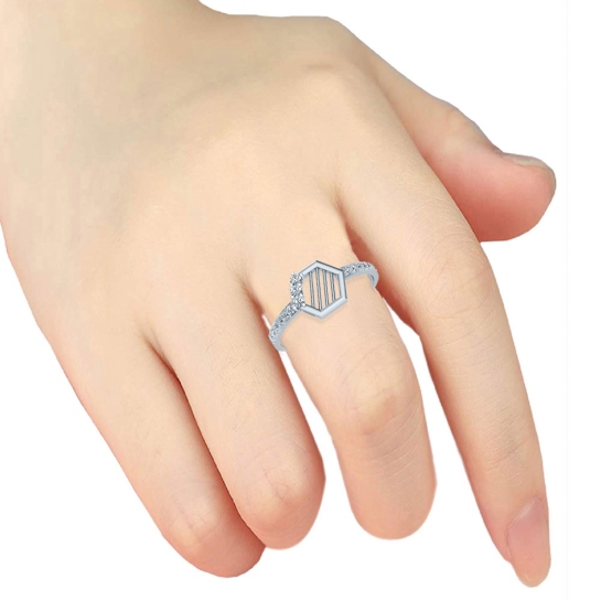Gracie Gold and Diamond Ring