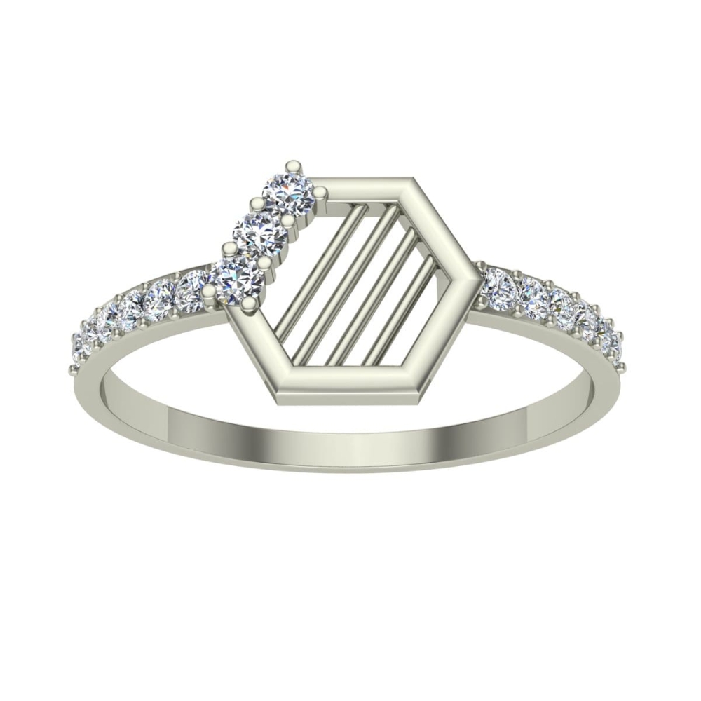 Gracie Gold and Diamond Ring