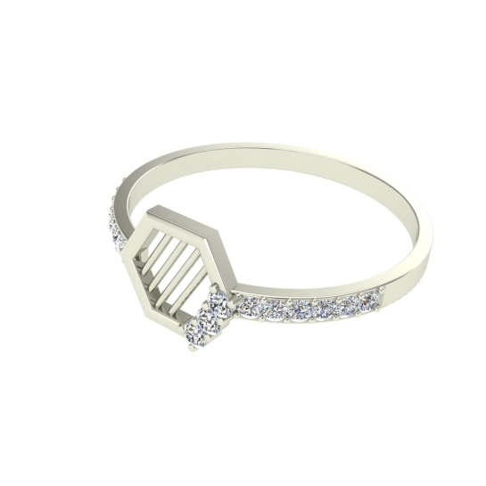 Gracie Gold and Diamond Ring