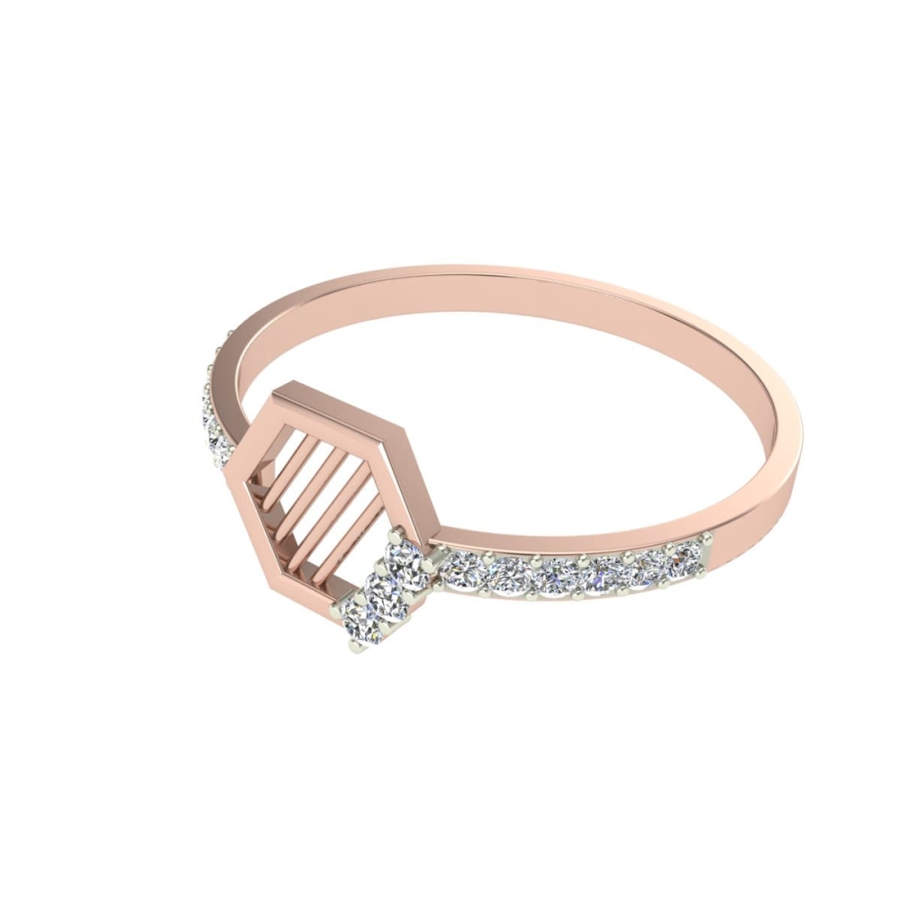 Gracie Gold and Diamond Ring