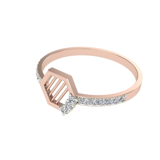 Gracie Gold and Diamond Ring