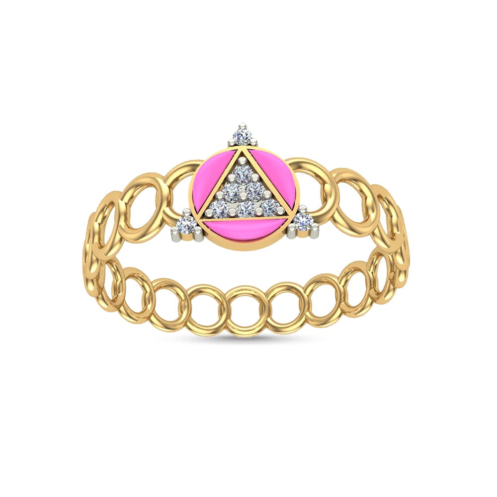 Teagan Gold and Diamond Ring