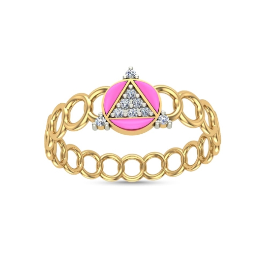 Teagan Gold and Diamond Ring
