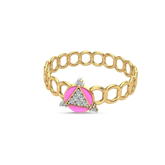 Teagan Gold and Diamond Ring