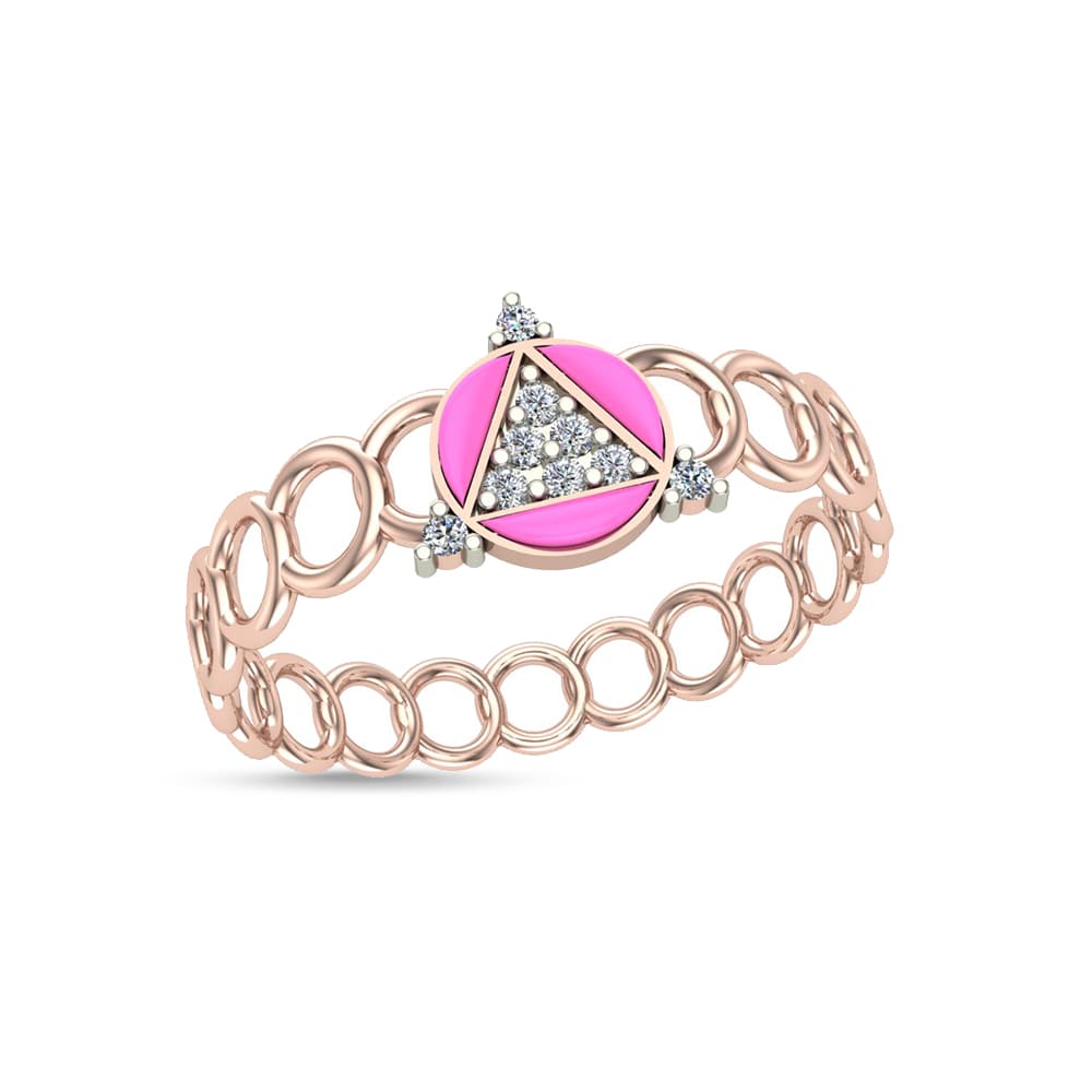 Teagan Gold and Diamond Ring