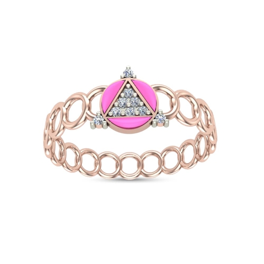 Teagan Gold and Diamond Ring