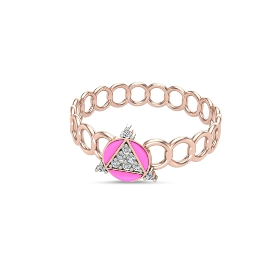 Teagan Gold and Diamond Ring