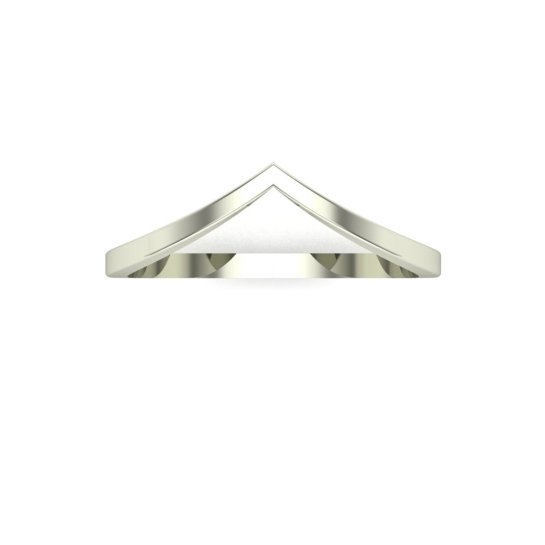 Disha Gold Chevron Ring