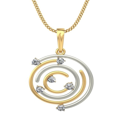 Halo Diamond Pendant