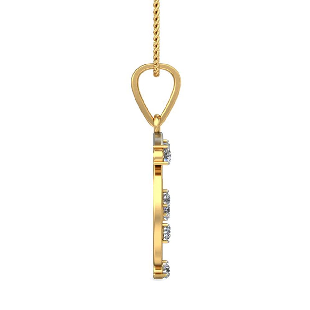 Halo Diamond Pendant