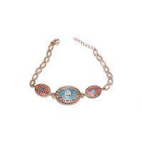 925 Mehak Silver 2 Sided Beautiful charm bracelet 925 Mehak Silver 2 Sided Beautiful charm bracelet